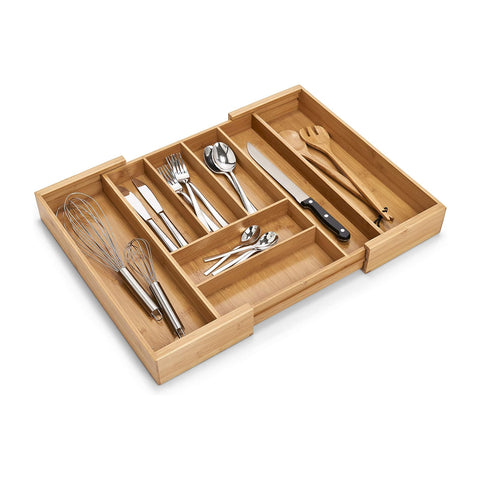 Organizer Per Cassetti Estensibile In Bamboo