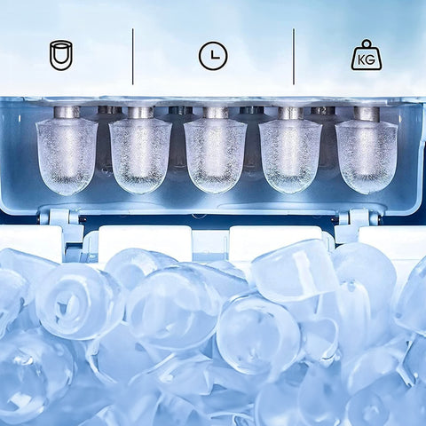 Macchina per Ghiaccio con Contenitore 2,2L 160W