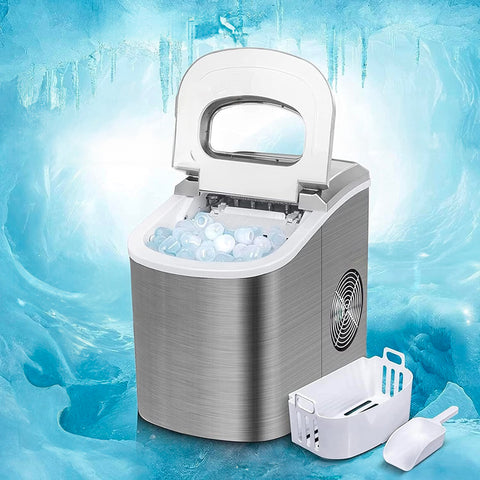 Macchina per Ghiaccio con Contenitore 2,2L 160W