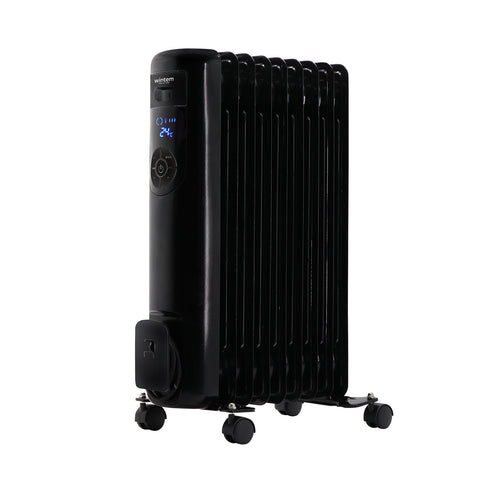 Radiatore Elettrico ad Olio 2000W 9 elementi con Regolazione 3 Livelli e Timer