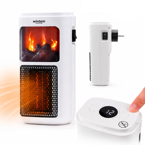Stufetta Elettrica da Parete 400W con Design Compatto e Temperatura Regolabile