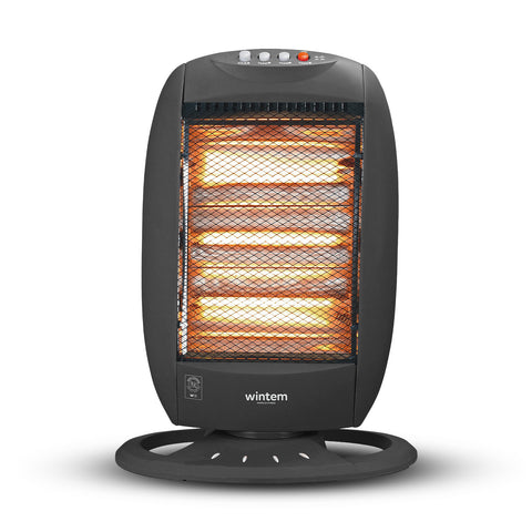 Tuck Stufa Alogena 1200W – 3 Elementi e Oscillazione Automatica
