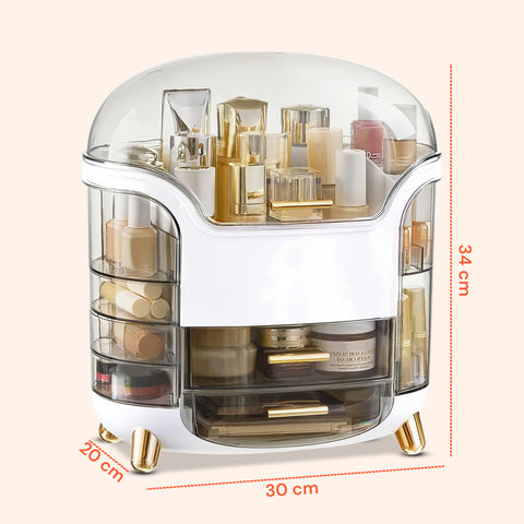 Organizer Make Up Inclinato a Gradini – Design Moderno e Funzionale in 2 Colorazioni
