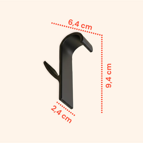 Ganci Multiuso in Plastica Resistente per Casa e Ufficio – Set da 10