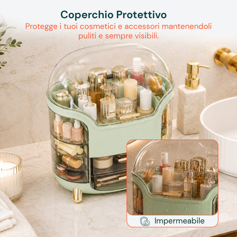 Organizer Make Up Inclinato a Gradini – Design Moderno e Funzionale in 2 Colorazioni