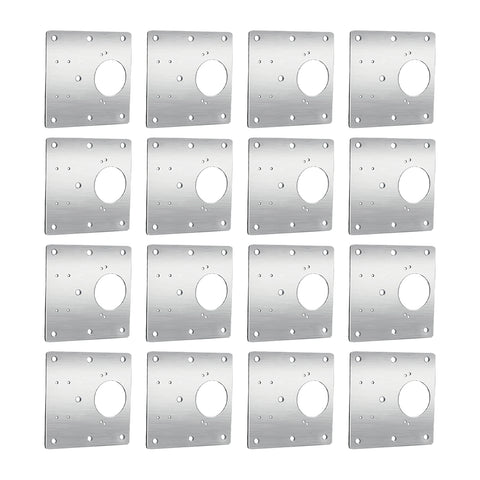 Set 16 Staffe in Acciaio Inox – Riparazione Cerniere e Mobili
