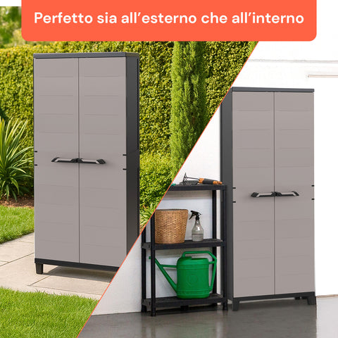 Mobile Portascope Salvaspazio in Plastica Riciclata 15 kg Portata