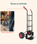 Carrello con design compatto facile da riporre in spazi ristretti, dimensioni ottimizzate 116x45x50,5cm per massima praticità domestica