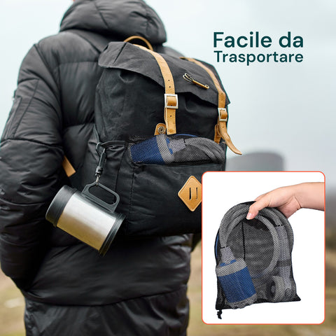 Doccia Portatile 5200 mAh per Campeggio – 120 Min Di Autonomia e Ricarica USB