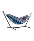 Amaca Galapagos Blu Shades con Struttura in Metallo e Tessuto in Cotone per Esterni Ean-8050030810157