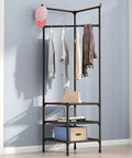 Avilia Appendiabiti Angolare con 3 Ripiani Salvaspazio Design Moderno da Terra 180x45x45cm Ean 8056819052633