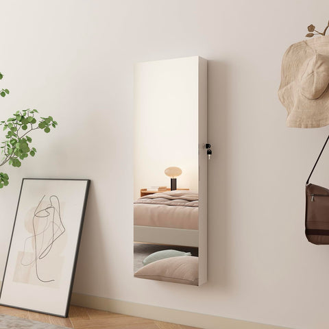 Avilia Armadietto Portagioie con Specchio da Parete o Porta Serratura e Chiave Organizer Design Salvaspazio 110 cm Ean 8056819050660