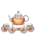 avilia servizio da te in vetro borosilicato con infusore e candela riscaldant ean 8052879010293