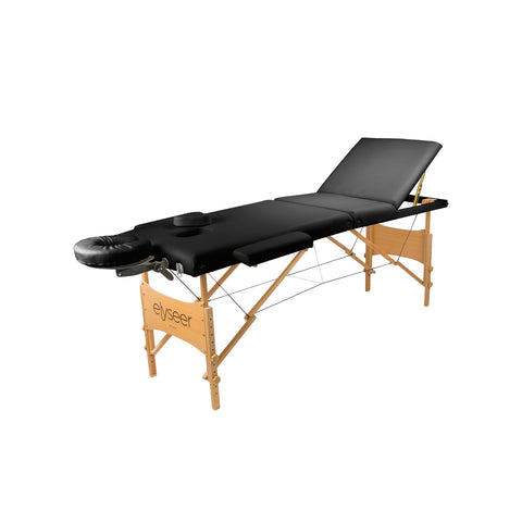 Lettino Per Massaggi Portatile Nero