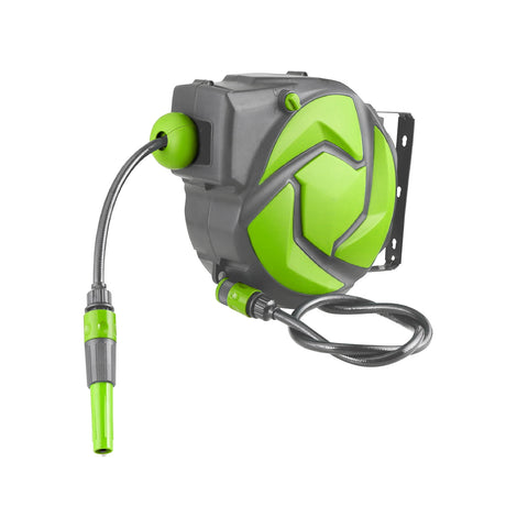 immagine-1-kombo-avvolgitubo-da-muro-rotazione-180-con-tubo-di-irrigazione-10m-in-pvc-ean-8054134476592