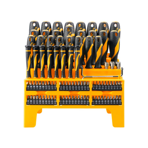 immagine-1-tolsen-set-100-pezzi-attrezzi-da-lavoro-con-cacciaviti-assortiti-inserti-e-bussole-ean-6933528722038