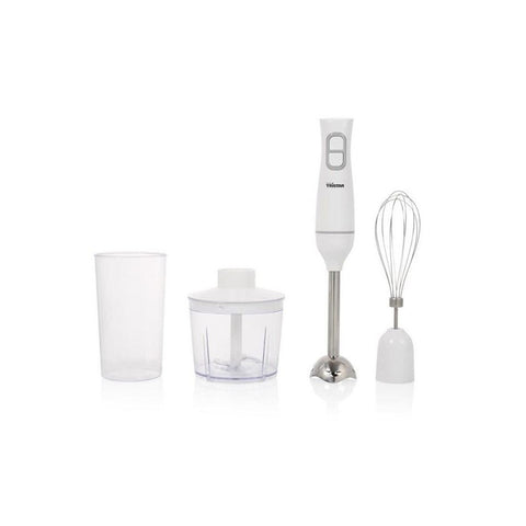 Frullatore Ad Immersione In Acciaio Inox 2 Velocità 350w Bianco