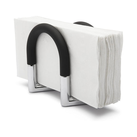 Porta Tovaglioli Da Cucina In Metallo Nero/Silver