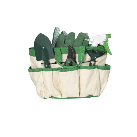 zendea set giardinaggio 6 pezzi con borsa 30x20x15cm e guanti completo per esterni ean 8015361456313