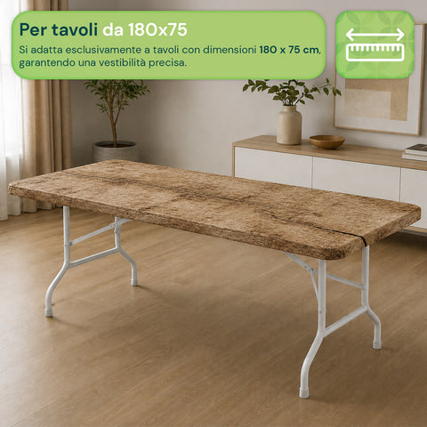 avilia home copritavolo in tessuto per tavoli da 180x75cm facile da posizionare e lavabile ean 8052879012600