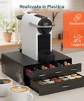 avilia home organizer per cialde e capsule caffe 4 cassetti design salvaspazio ean 8052879010583