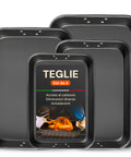 accademia mugnano set 4 teglie rettangolari 20 25 30 35cm ean 8010111052241