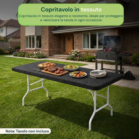 avilia home copritavolo in tessuto per tavoli da 180x75cm facile da posizionare e lavabile ean 8052879012600