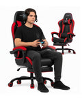 nexor sedia gaming reclinabile con poggiapiedi estraibile cuscino lombare e poggiatesta ean 8052879011771