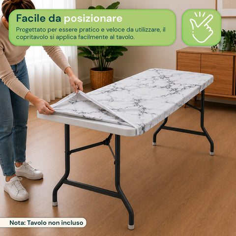 avilia home copritavolo in tessuto per tavoli da 180x75cm facile da posizionare e lavabile ean 8052879012600