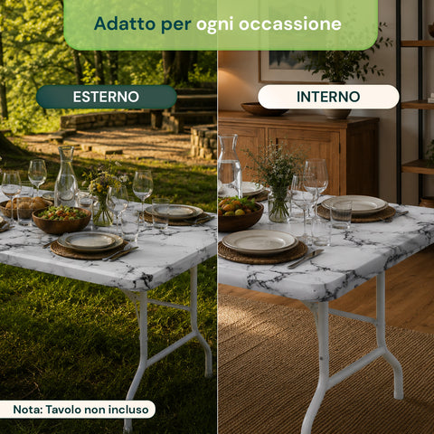 avilia home copritavolo in tessuto per tavoli da 180x75cm facile da posizionare e lavabile ean 8052879012600