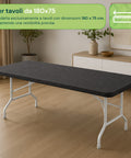 avilia home copritavolo in tessuto per tavoli da 180x75cm facile da posizionare e lavabile ean 8052879012600