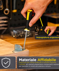 daimann set attrezzi da lavoro 158 pezzi con valigetta cricchetto martello e pinze ad impugnatura ergonomica ean 8056590070444
