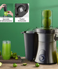 muhler estrattore elettrico 2 velocita con 2 caraffe 500ml 1l 600w ean 3800139272944