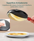 wintem crepiera elettrica 600w con rivestimento antiaderente e accessori ean 8052286431995
