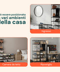 avilia home scaffale modulare con 14 ripiani struttura solida in metallo e tnt salvaspazio ean 8056819052893