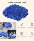 daimann kit pulizia auto professionale con 16 pezzi in morbido tessuto chenille ean 8056590070321