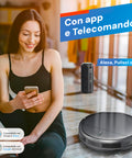 muhler robot aspirapolvere con controllo da remoto 1400pa 28w nero ean 3800139285449