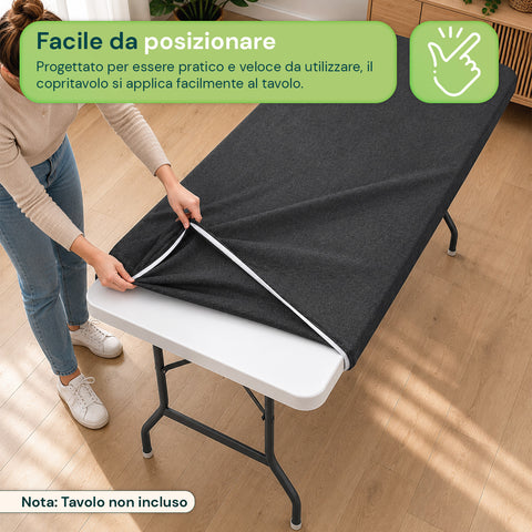 avilia home copritavolo in tessuto per tavoli da 180x75cm facile da posizionare e lavabile ean 8052879012600