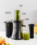muhler estrattore elettrico 2 velocita con 2 caraffe 500ml 1l 600w ean 3800139272944