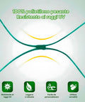 kombo telo raccolta olive verde scuro antispina hdpe 85gsm con rinforzi e occhielli ean 8055384191938