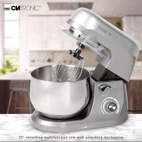 clatronic impastatrice con paraspruzzi titanio 1000w ean 4006160638714