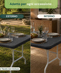 avilia home copritavolo in tessuto per tavoli da 180x75cm facile da posizionare e lavabile ean 8052879012600