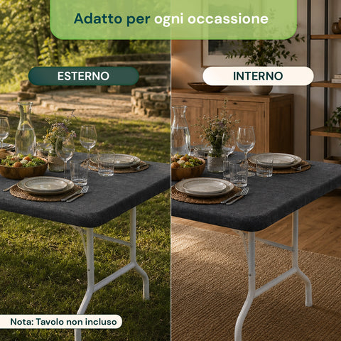 avilia home copritavolo in tessuto per tavoli da 180x75cm facile da posizionare e lavabile ean 8052879012600
