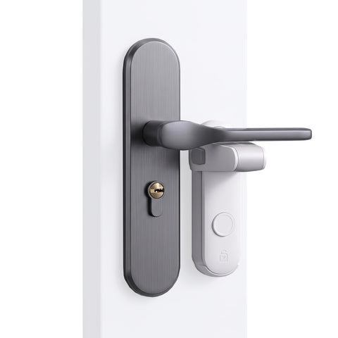 Set 2 Blocca Maniglie Adesivi di Sicurezza con Pulsanti Bilaterali per Bambini e Animali  –  h 2,3x4,5 cm
