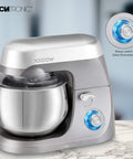clatronic impastatrice con paraspruzzi titanio 1000w ean 4006160638714