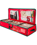 saint joy organizer multiuso per addobbi natalizi in tessuto oxford con manici e tasche ean 8050043127549