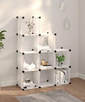 Libreria a Cubi Componibili 6 Ripiani 30x30x30cm per Casa Studio Ufficio. EAN 8056819050219.
