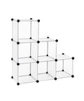 Libreria a Cubi Componibili 6 Ripiani 30x30x30cm per Casa Studio Ufficio. EAN 8056819050219.