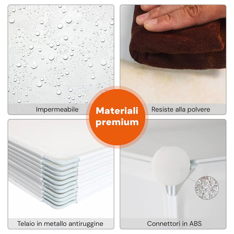 Libreria a Cubi Componibili 6 Ripiani 30x30x30cm per Casa Studio Ufficio. EAN 8056819050219.