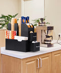Avilia Organizer Porta Capsule Porta Cialde 9 Scomparti e 2 Cassetti Multiuso Nero Ean 8056819050097